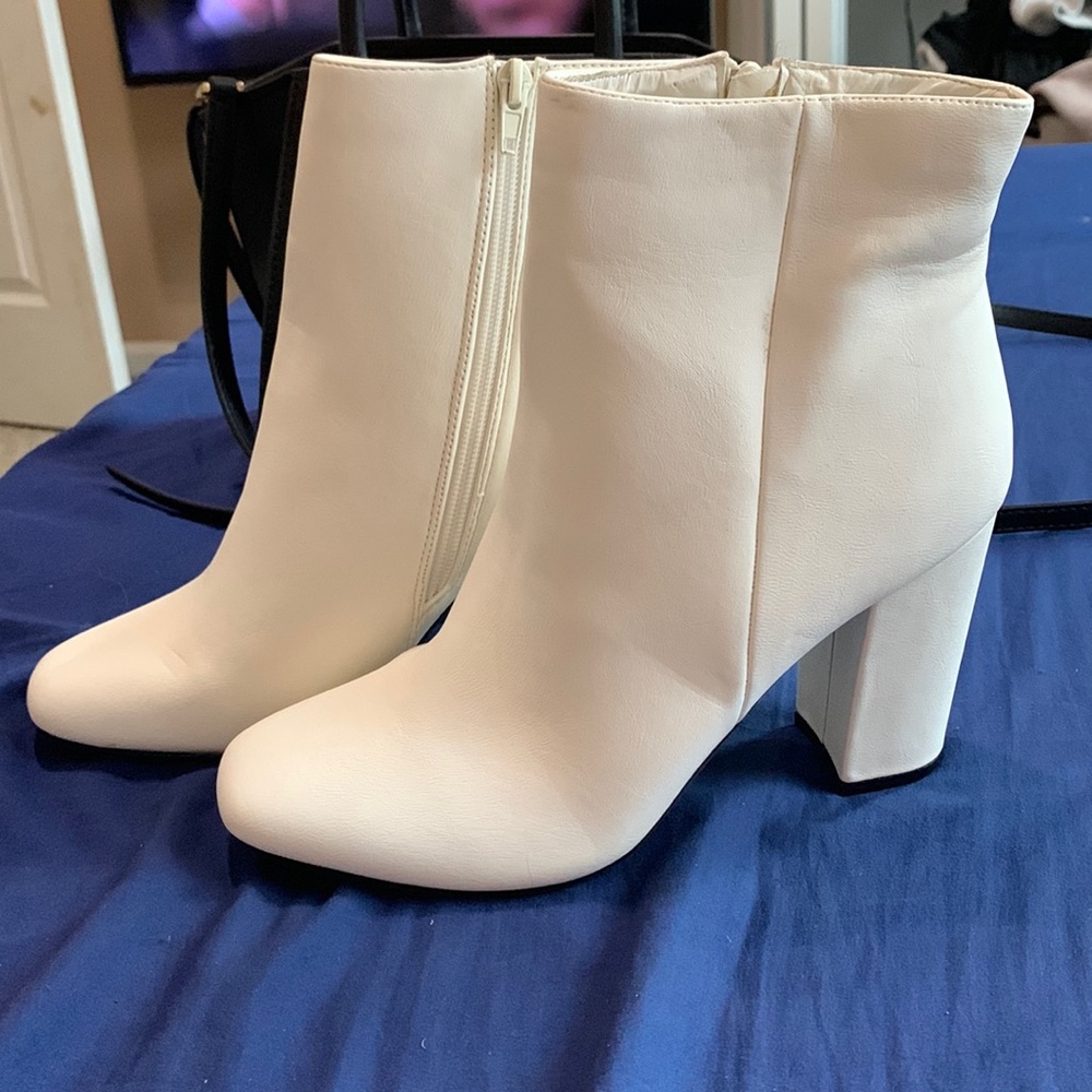 white booties